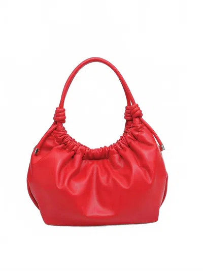 Jen & Co. Women's Celia Ruched Satchel In Red