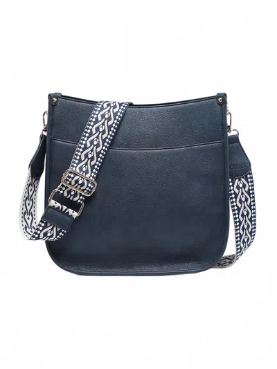 Jen & Co. Women's Chloe Crossbody Bag In Navy In Blue
