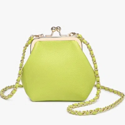 Jen & Co. Women's Cleo Coin Pouch Crossbody Clutch In Avocado In Green