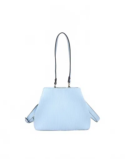 Jen & Co. Women's Dove Pleated Satchel Bag In Glacial Blue In Multi