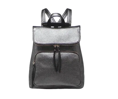 Jen & Co. Women's Everlee Convertible Backpack In Grey In Silver