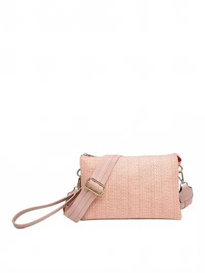 Jen & Co. Women's Izzy Arrowhead Crossbody Bag In Tan/pink In Multi