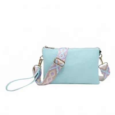 Jen & Co. Women's Izzy Crossbody Bag In Arctic Blue