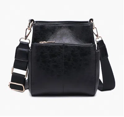 Jen & Co. Women's Jeanne Square Bucket Bag In Black