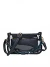 Jen & Co. Women's Jessica Clear Duo Crossbody Bag In Navy