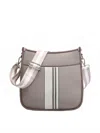 Jen & Co. Women's Jolee Striped Crossbody Bag In Cheetah-taupe In Multi