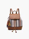 Jen & Co. Women's Kourtney Two Tone Backpack In Boho-rust In Multi