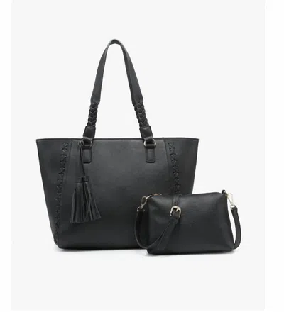 Jen & Co. Women's Lisa Structured Tote Bag In Black