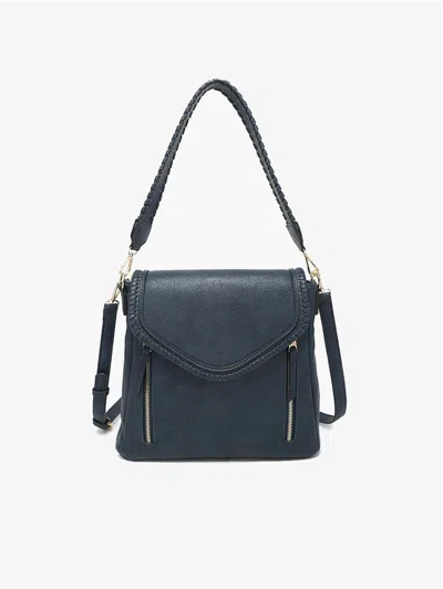 Jen & Co. Women's Lorelei Shoulder Crossbody Bag In Navy Blue