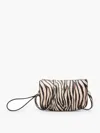 Jen & Co. Women's Mila Monogramable Clutch Crossbody Bag In Tiger Print In Multi