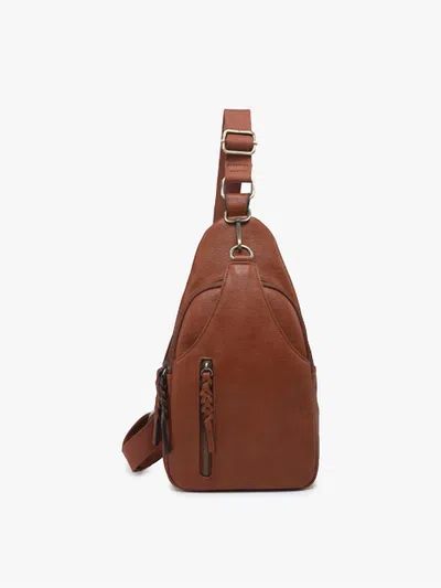 Jen & Co. Women's Nikki Compartment Crossbody Sling Bag In Brown