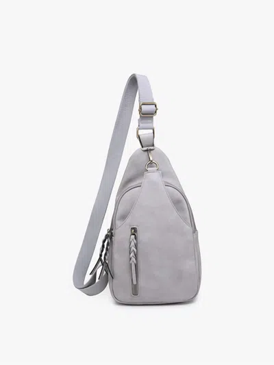 Jen & Co. Women's Nikki Compartment Crossbody Sling Bag In Gray