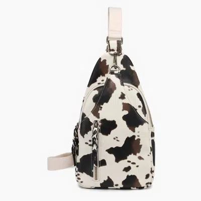 Jen & Co. Women's Nikki Compartment Sling Pack Bag In Cow In Multi