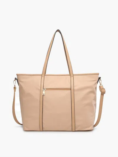 Jen & Co. Women's Nylon Tote Bag In Tan