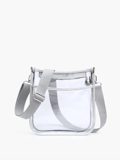 Jen & Co. Women's Posie Clear Crossbody Bag In Silver