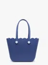 Jen & Co. Women's Rose Scalloped Versa Tote With Interchangeable Straps In Dusk Purple