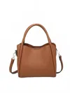 Jen & Co. Women's Ruby Satchel Bag In Brown In Brown