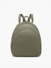 Jen & Co. Women's Simone Round Backpack With Front Pocket In Light Olive In Multi