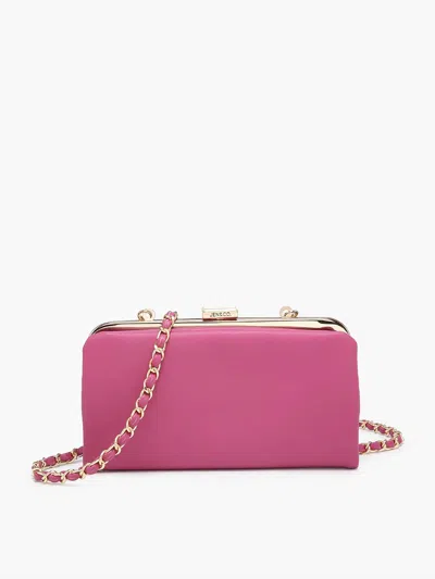 Jen & Co. Women's Sue Snap Clasp Wallet In Bubblegum Pink