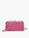 Jen & Co. Women's Sue Snap Clasp Wallet In Bubblegum Pink In Multi