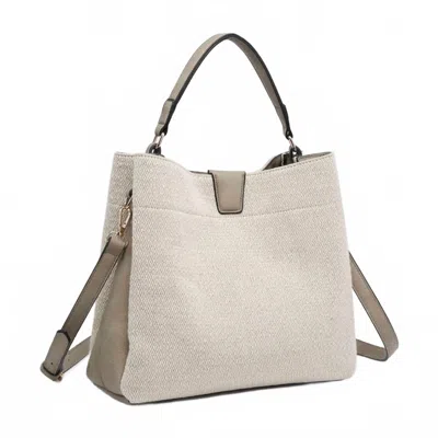 Jen & Co. Women's Tati Satchel In Diamond Ivory In Multi