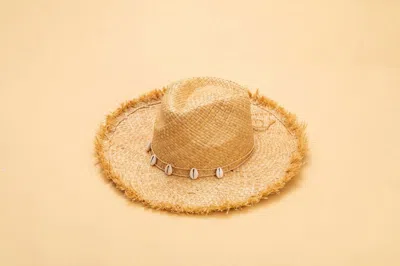 Jen & Co. Mason Cowboy Hat In Natural In Beige