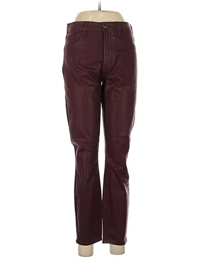 Pre-owned Jen7 By 7 For All Mankind Casual Pants In Burgundy