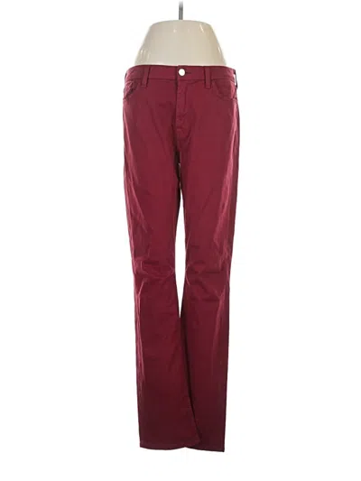 Pre-owned Jen7 By 7 For All Mankind Casual Pants In Burgundy
