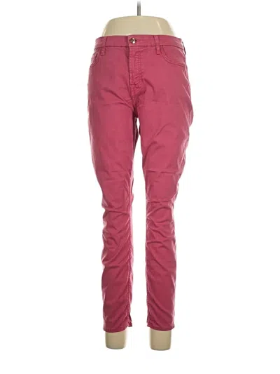 Pre-owned Jen7 By 7 For All Mankind Casual Pants In Burgundy