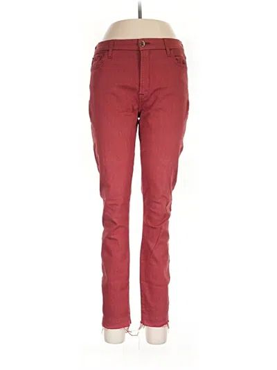Pre-owned Jen7 By 7 For All Mankind Casual Pants In Red