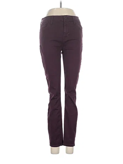 Pre-owned Jen7 By 7 For All Mankind Jeans In Burgundy