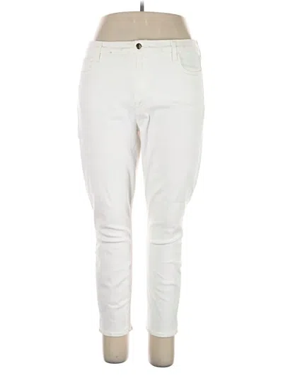 Pre-owned Jen7 By 7 For All Mankind Jeans In Ivory