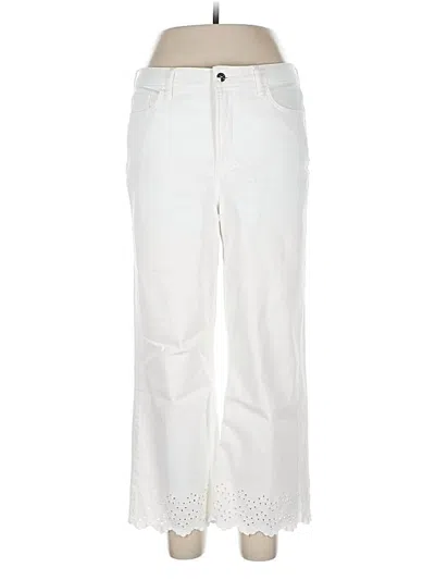 Pre-owned Jen7 By 7 For All Mankind Jeans In White