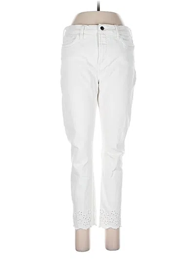 Pre-owned Jen7 By 7 For All Mankind Jeans In White