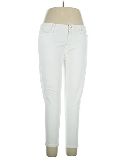Pre-owned Jen7 By 7 For All Mankind Jeans In White