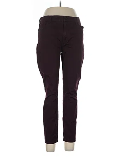 Pre-owned Jen7 By 7 For All Mankind Jeggings In Burgundy