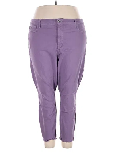 Pre-owned Jen7 By 7 For All Mankind Jeggings In Purple