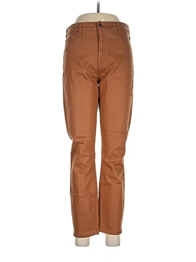 Pre-owned Jen7 By 7 For All Mankind Khaki Pant In Brown