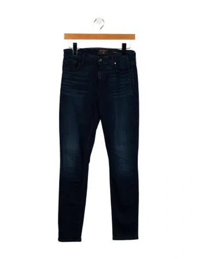 Pre-owned Jen7 By 7 For All Mankind Mid-rise Skinny Leg Jeans In Blue