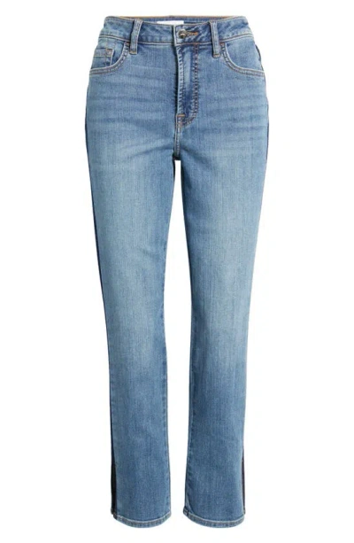 Jen7 By 7 For All Mankind Released Outseam Ankle Straight Leg Jeans In Gia