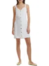 JEN7 BY 7 FOR ALL MANKIND WOMENS CASUAL MINI SHIRTDRESS