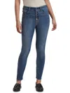 JEN7 BY 7 FOR ALL MANKIND WOMENS HIGH RISE ANKLE SKINNY JEANS