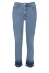 Jen7 By 7 For All Mankind Women's Ankle Straight Jean In Danica In Multi