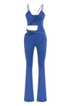 Jendue Cielo Cut Out Jumpsuit In Blue