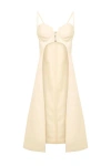 Jendue Davidson Body Dress In Neutral