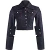 Jendue Davidson Cross Jacket In Deep Blue