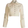 Jendue Davidson Cross Jacket In Ecru