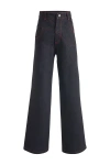 Jendue Blue Davidson Cross Line Jeans In Deep Blue