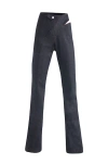 Jendue Davidson Cut Out Wide Leg Pants In Deep Blue
