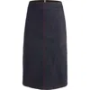 Jendue Davidson Pencil Skirt In Deep Blue